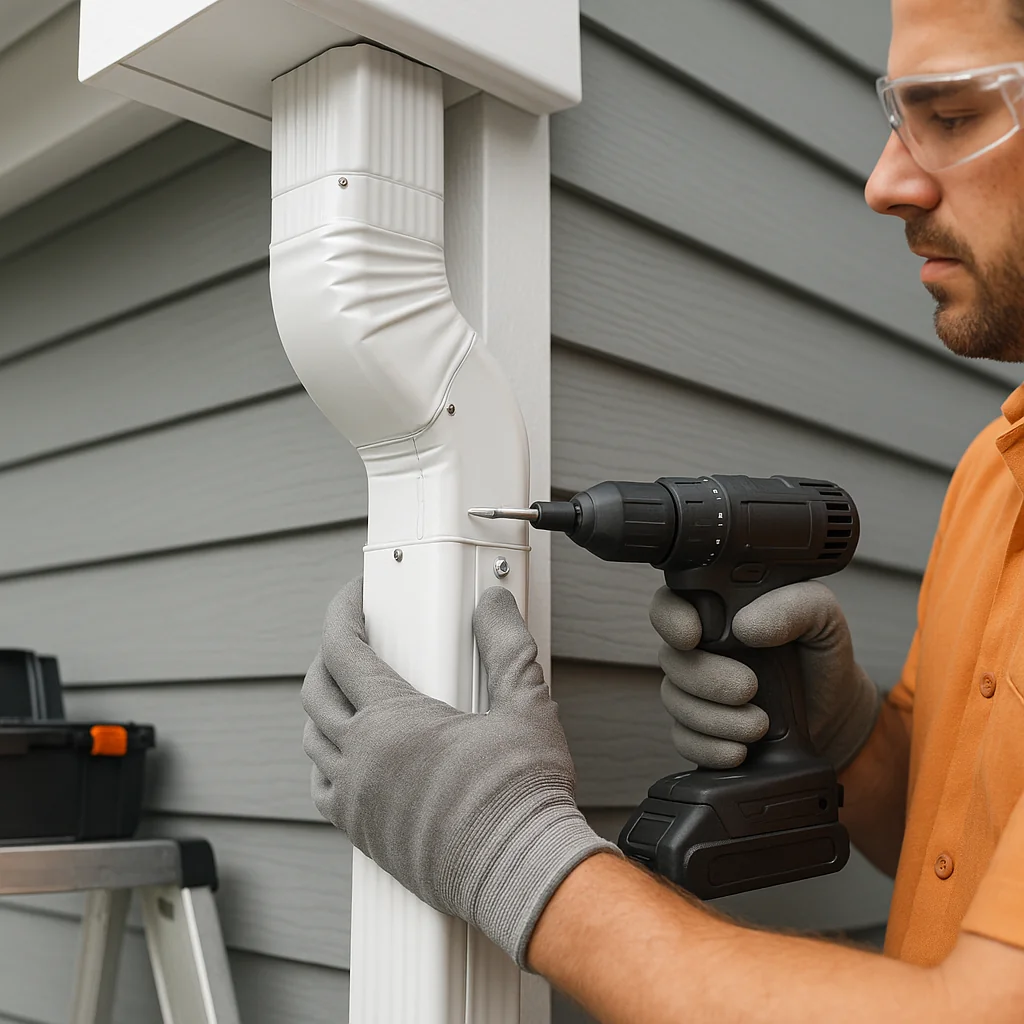 Greensboro Gutter Repair Experts downspout repair services - Greensboro