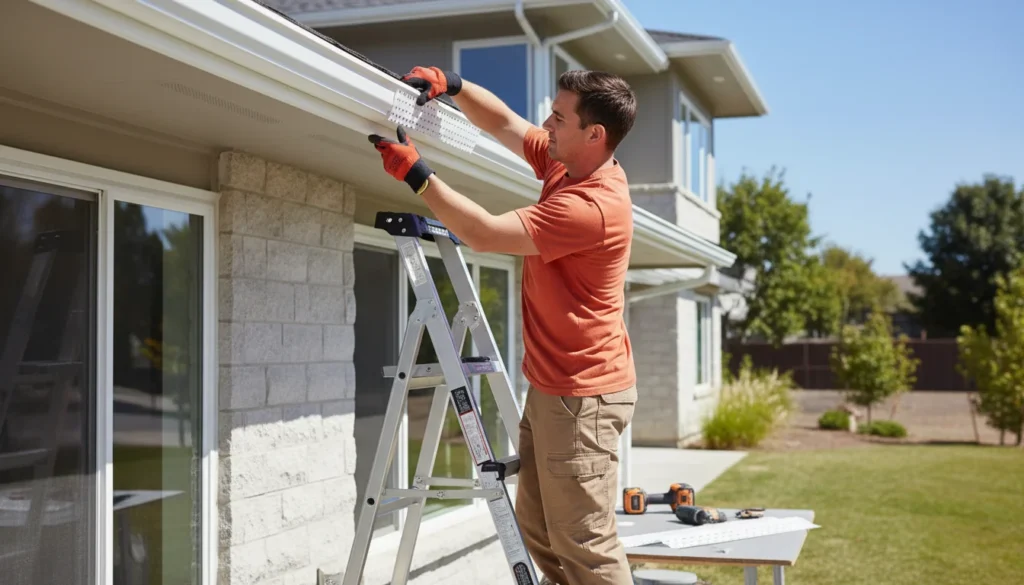 Greensboro Gutter Repair Experts leaf guard installation services - Greensboro